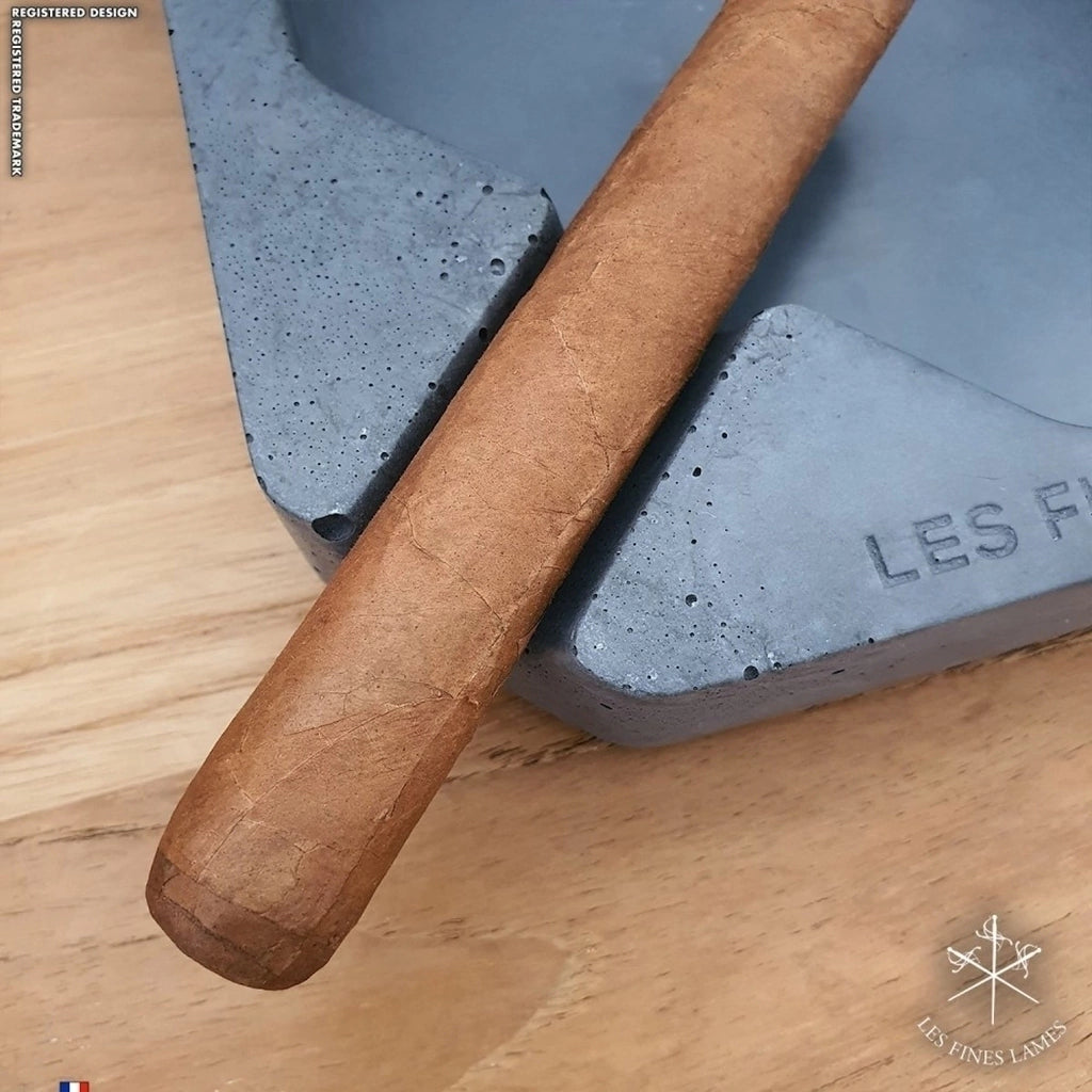 Cinzeiro concreto p/1 charuto LES FINES LAMES Monad anthracite