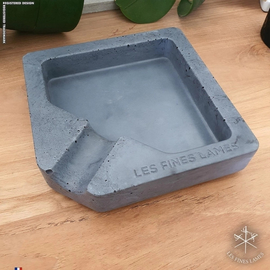 Cinzeiro concreto p/1 charuto LES FINES LAMES Monad anthracite