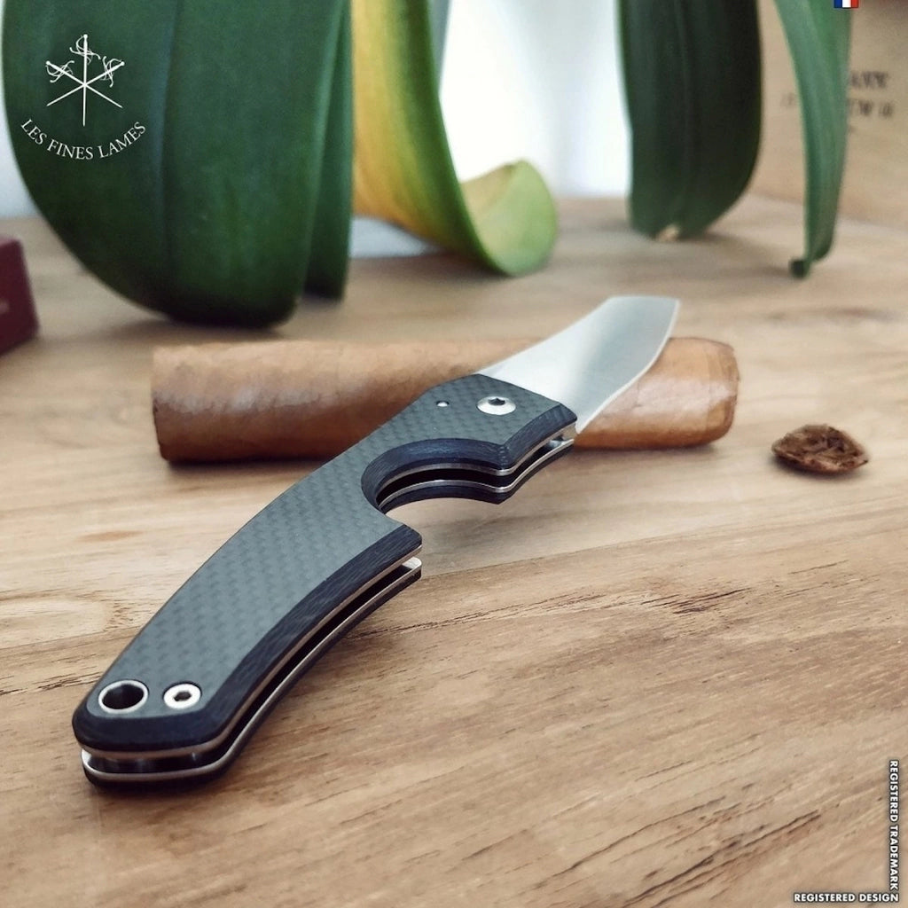 Cortador charutos LES FINES LAMES Le Petit carbon fiber