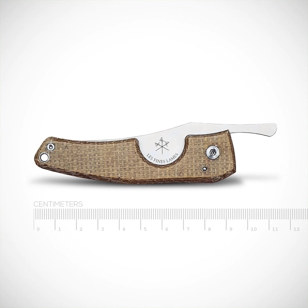 Cortador charutos LES FINES LAMES Le Petit micarta caramel