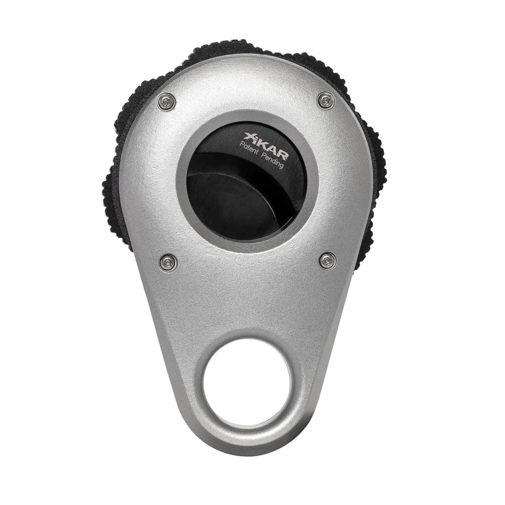 Cortador charutos XIKAR Revolution 360 metal prata