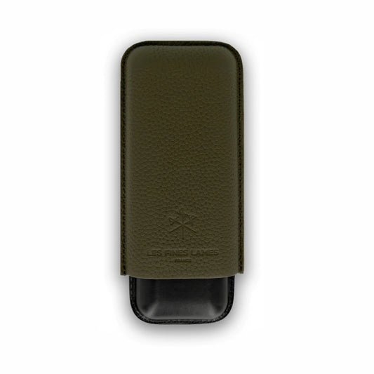 Charuteira porta charutos p/2un LES FINES LAMES Duo Verde