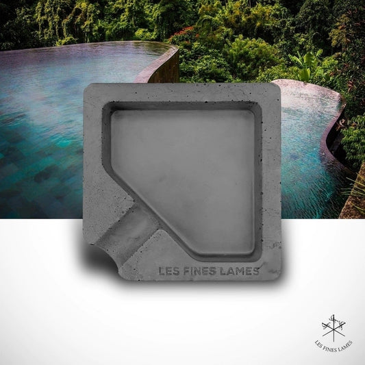 Cinzeiro concreto p/1 charuto LES FINES LAMES Monad anthracite