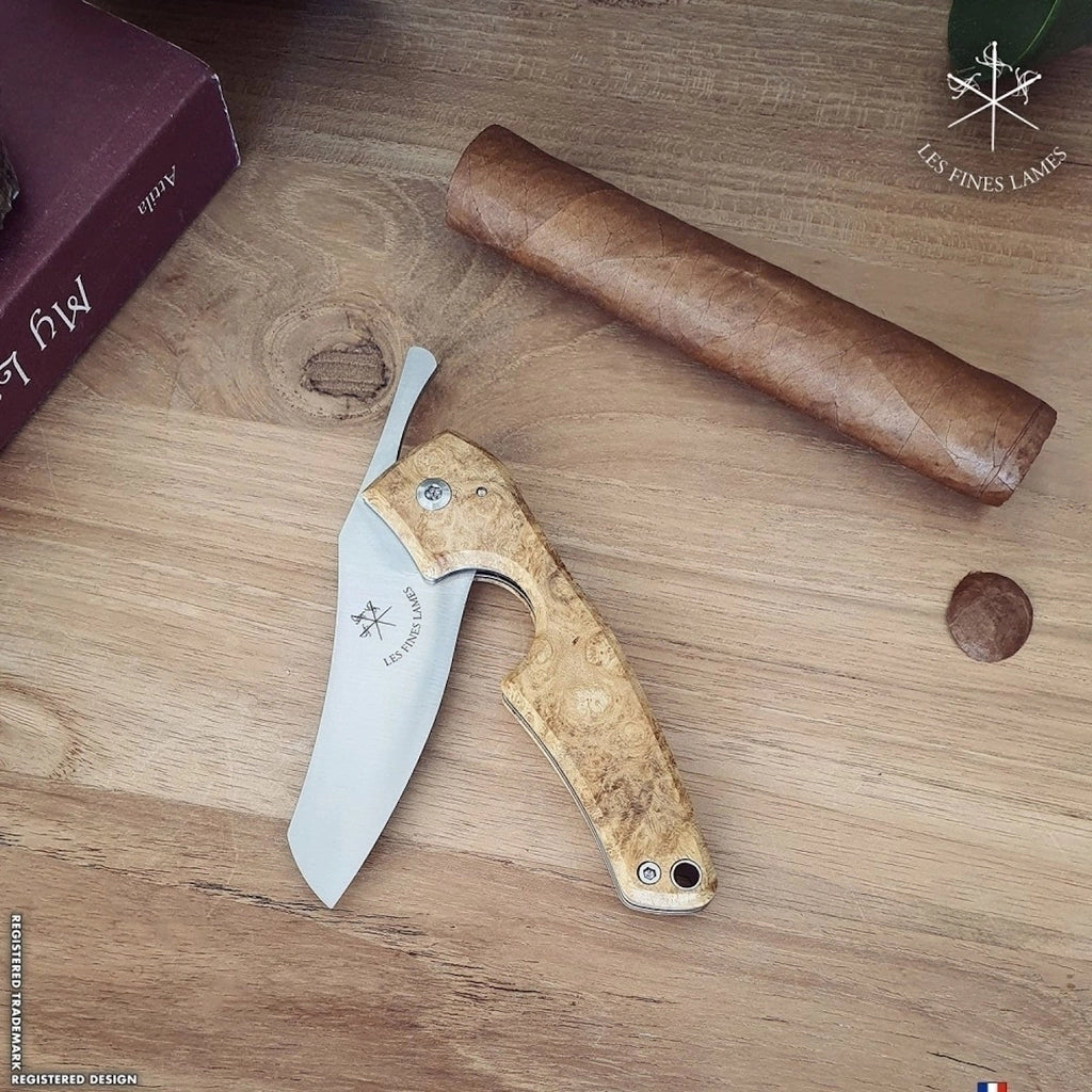 Cortador charutos LES FINES LAMES Le Petit acacia burl