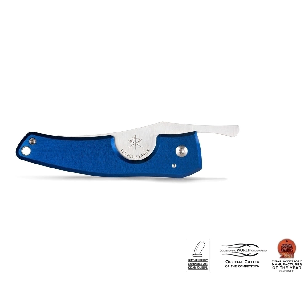 Cortador charutos LES FINES LAMES Le Petit anodized blue