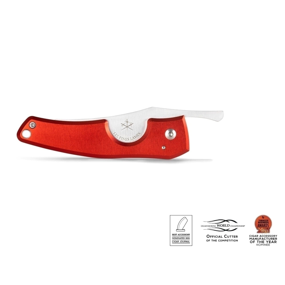 Cortador charutos LES FINES LAMES Le Petit anodized red