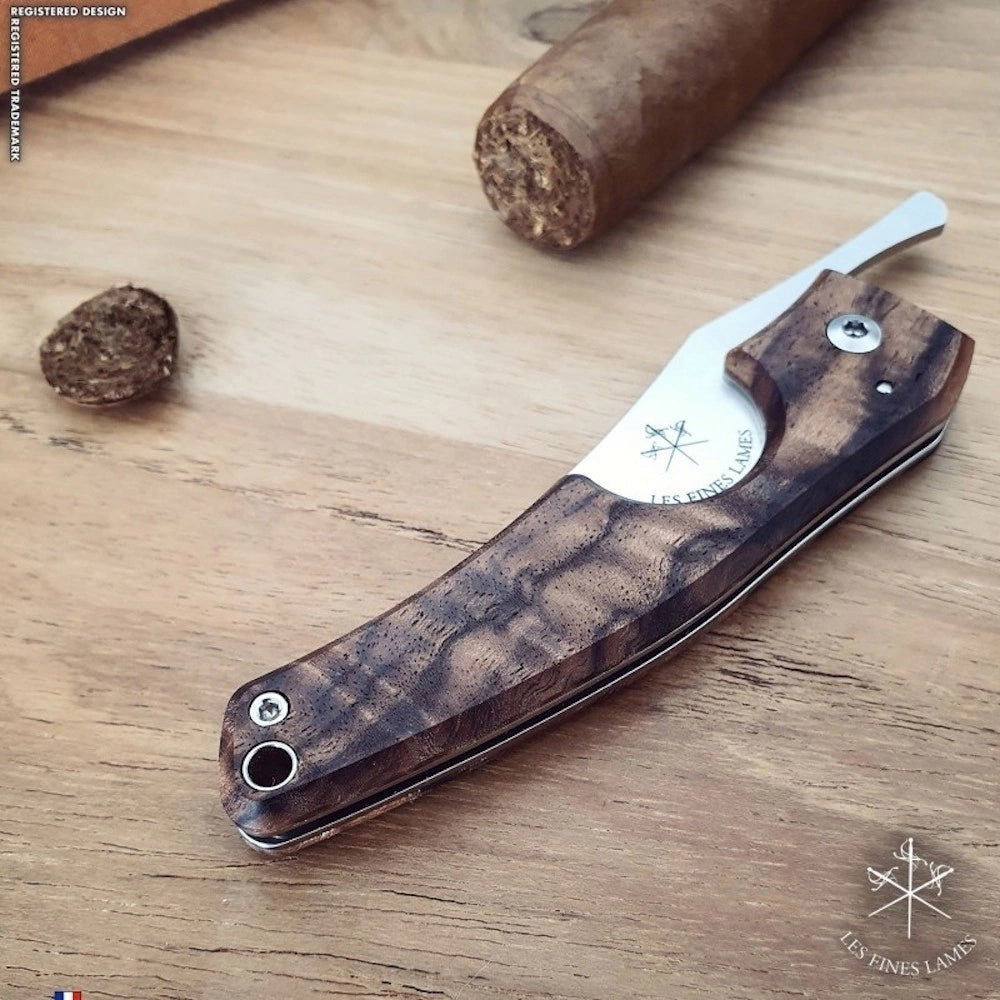 Cortador charutos LES FINES LAMES Le Petit gunstock walnut