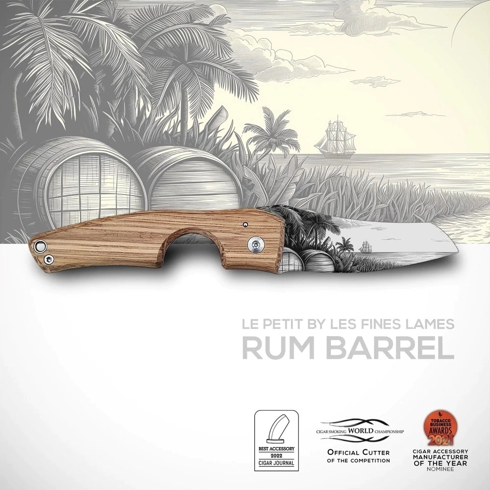 Cortador charutos LES FINES LAMES Le Petit rum barrel