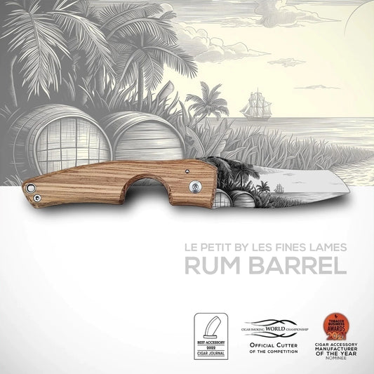 Cortador charutos LES FINES LAMES Le Petit rum barrel