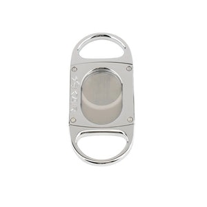 Cortador charutos XIKAR M8 lâmina dupla metal prata