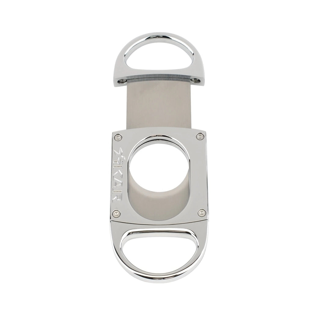 Cortador charutos XIKAR M8 lâmina dupla metal prata