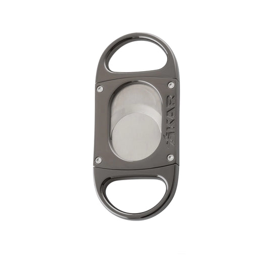 Cortador charutos XIKAR M8 lâmina dupla metal prata fosco