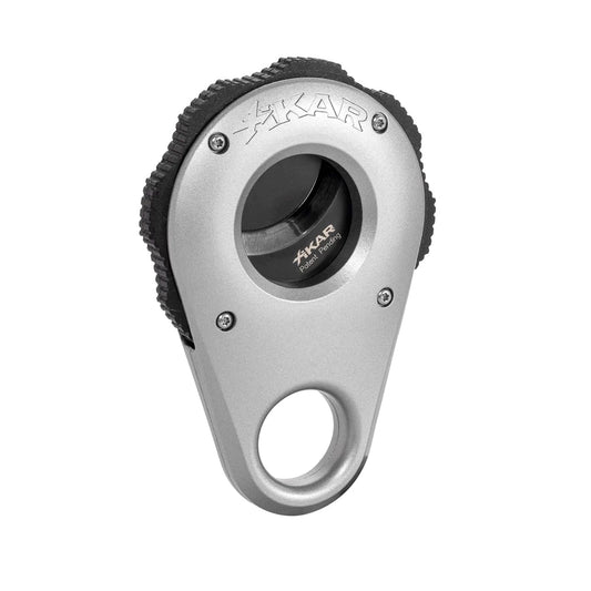 Cortador charutos XIKAR Revolution 360 metal prata